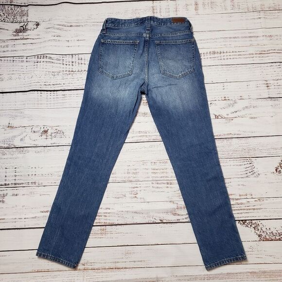 Abercrombie & Fitch Ames slim boyfriend distressed ripped jeans size 24 - Picture 2 of 15